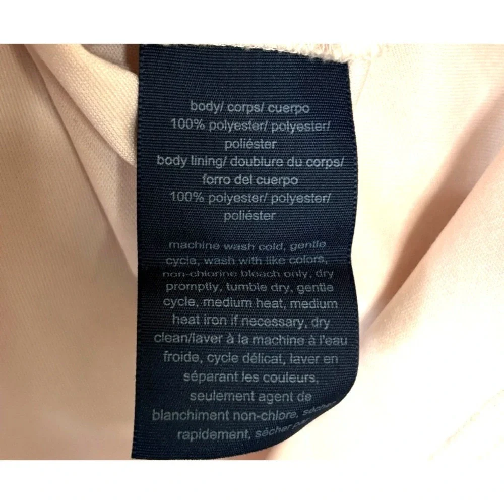 Tommy Hilfiger St. Tropez Pink Paisley Tie‎ Shift Dress Sz L Tropical Vacation
